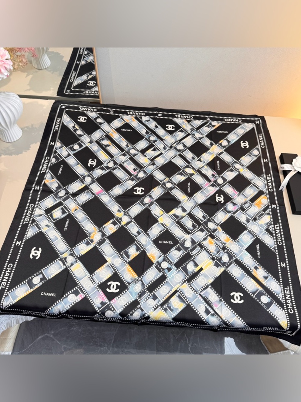 Chanel Silk Square Scarf